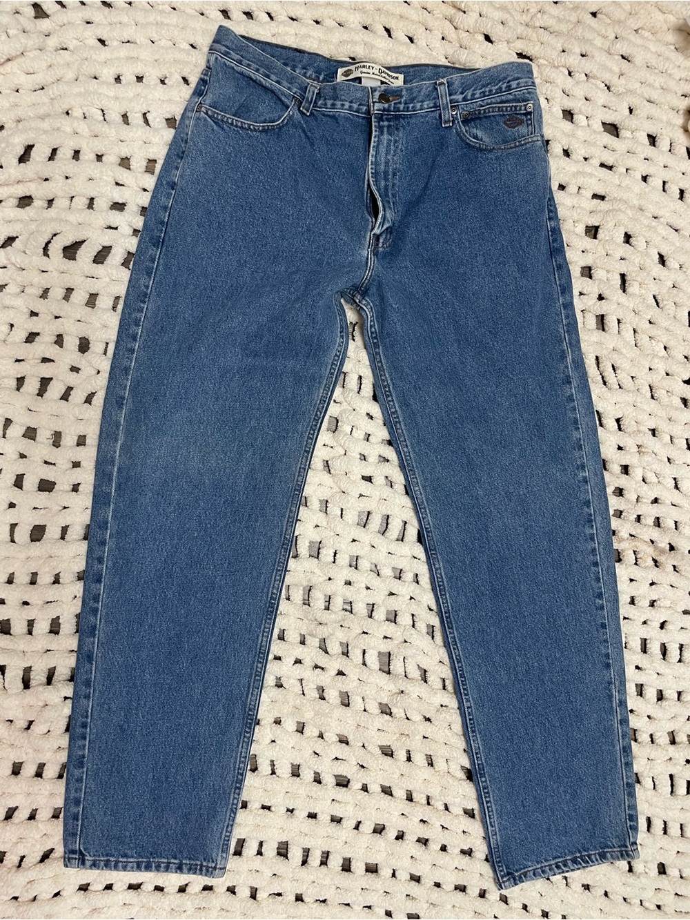 Harley Davidson Men’s heavyweight original relaxed fit denim jeans 2015 36 x 34